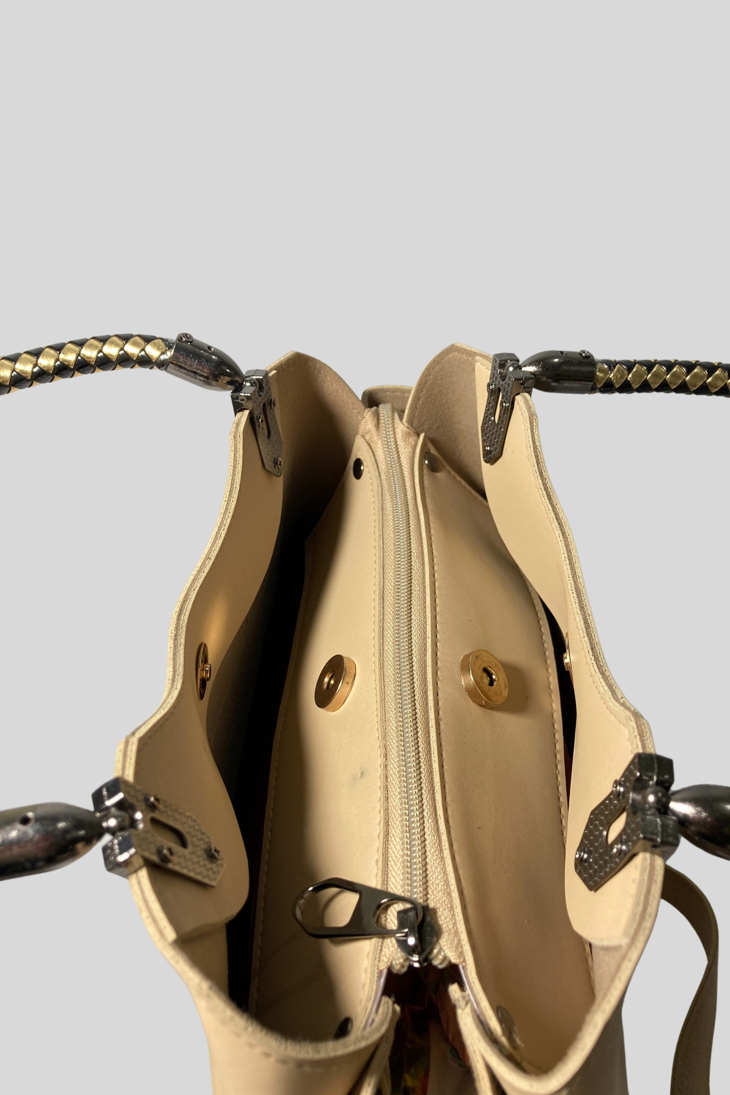 Beige Formal Handbag for Women