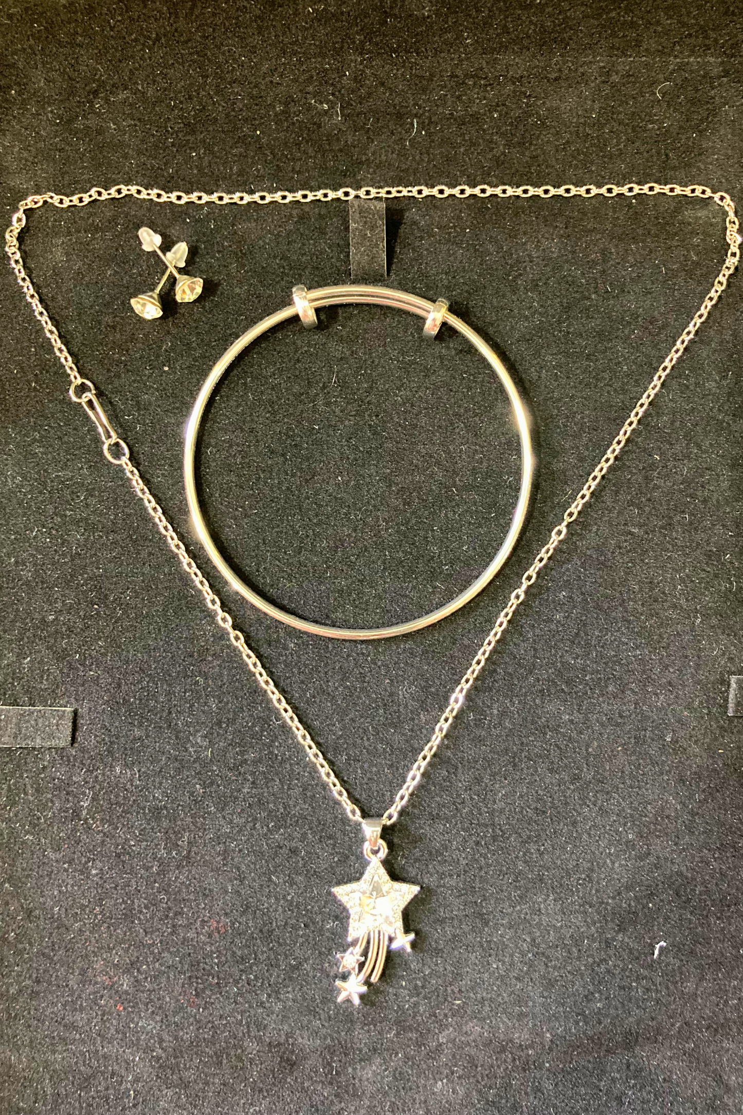 Complete Jewelry Set - Earrings, Karra, Locket and Couple Rings