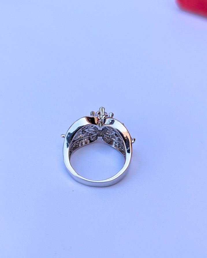 Silver color rings for women