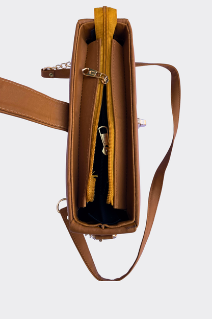 Brown Alina Ladies Bag