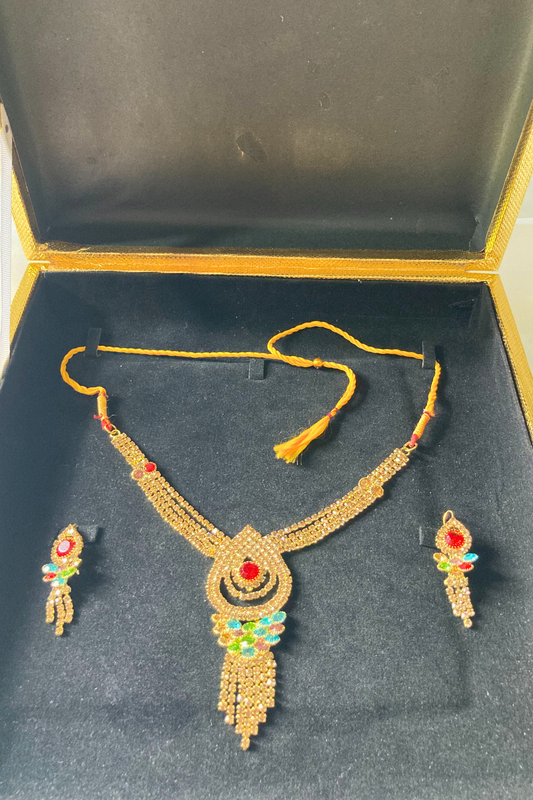 Charming Choker Set - Necklace and  Earrings for Women