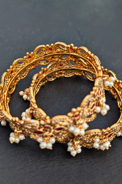 two piece bridal bangles 