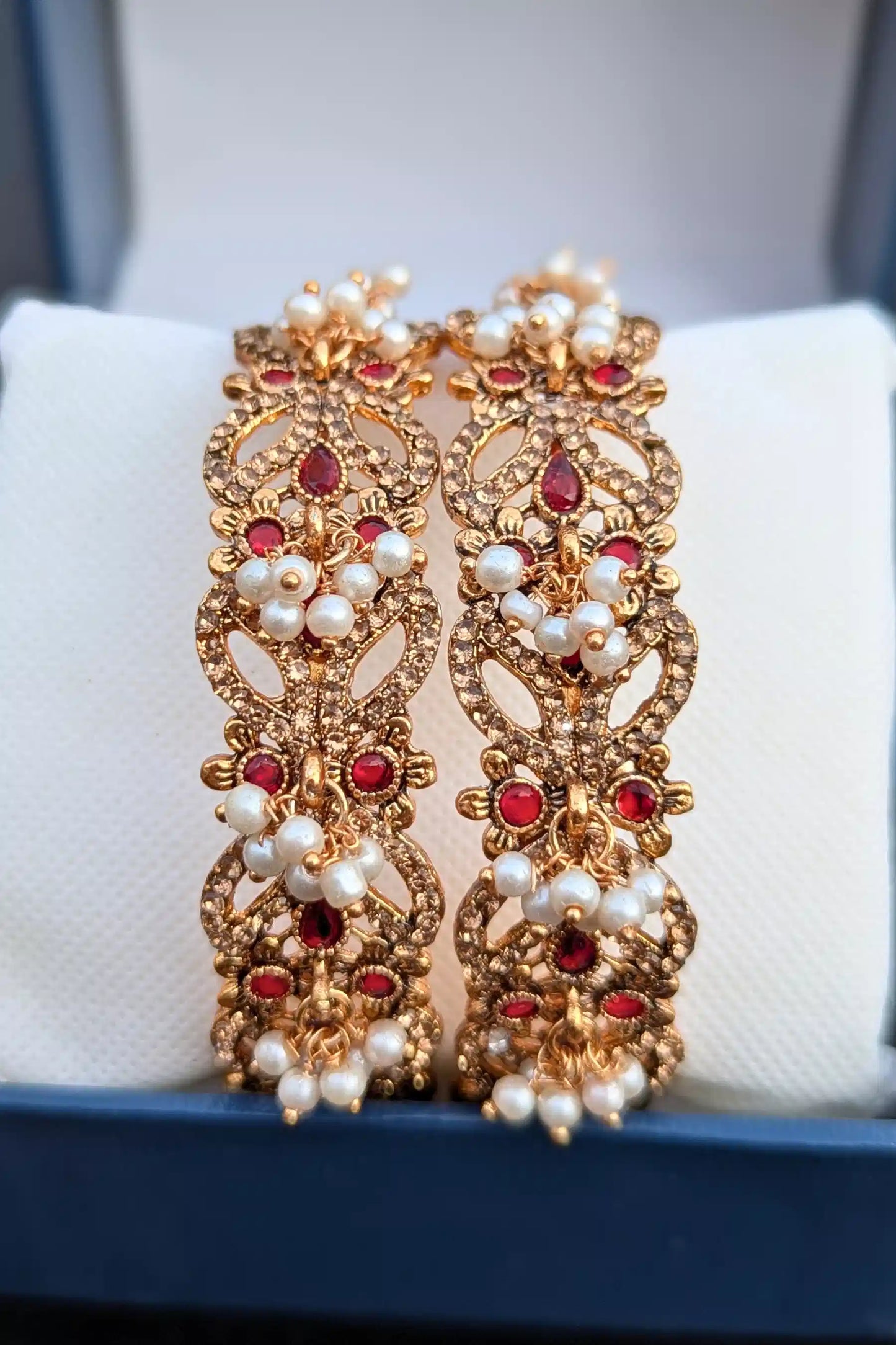 two piece bridal bangles 