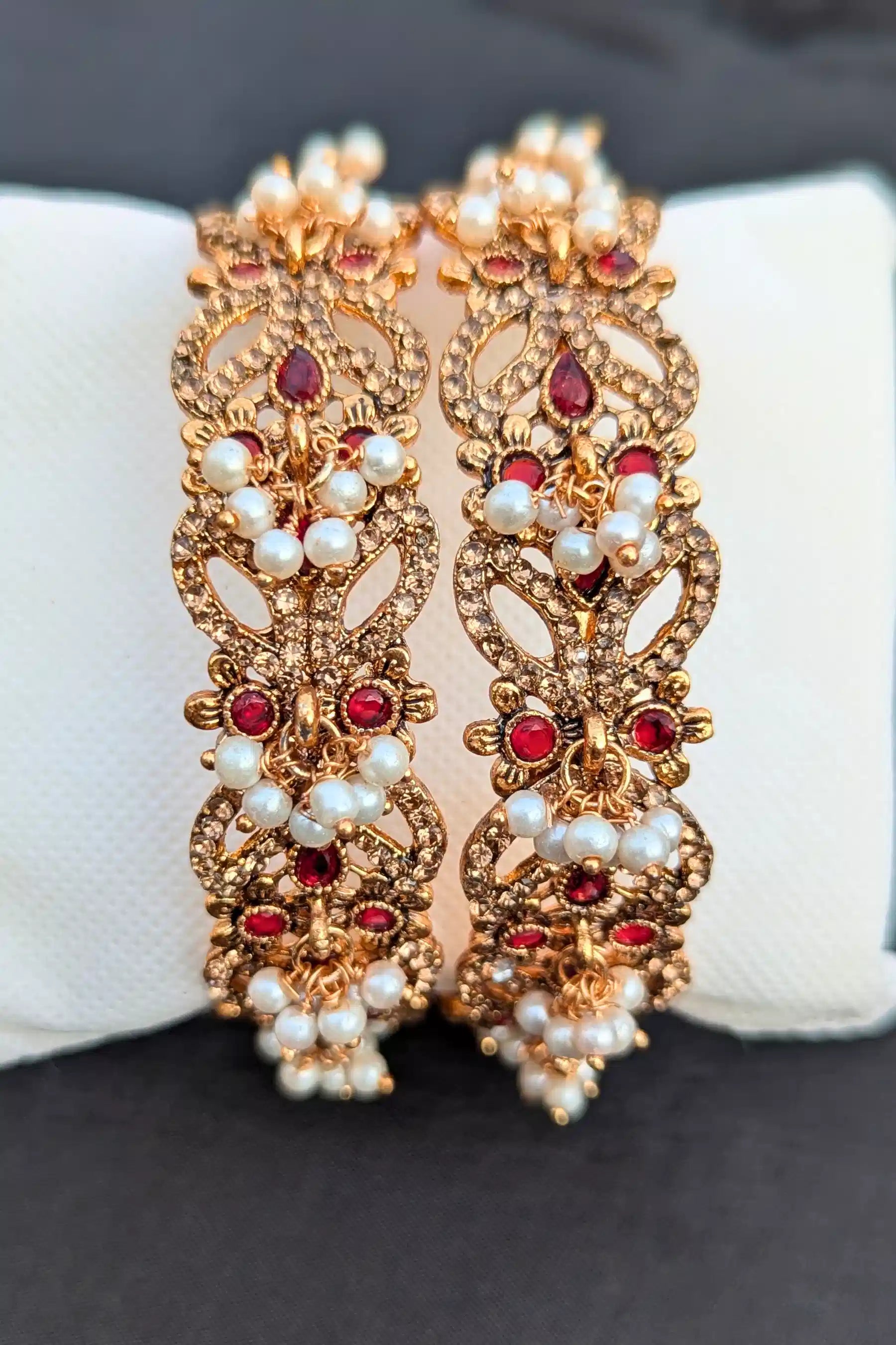 two piece bridal bangles for women