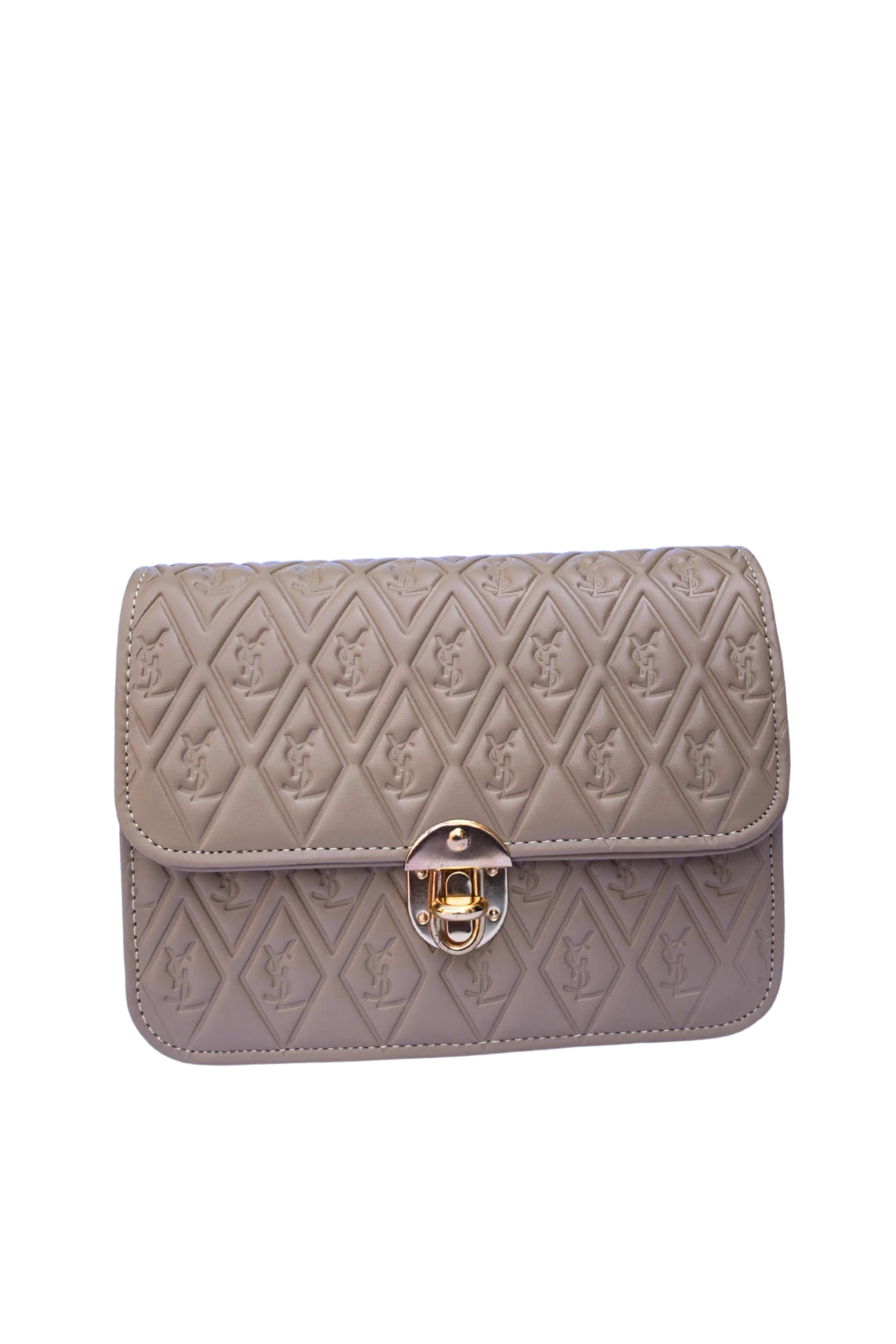Bella Vita Cross Body Bag for Girls Beige color