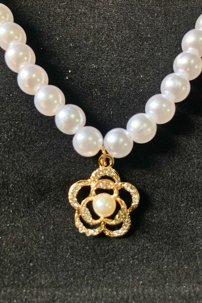 White Pearls Mala set for girls and Women