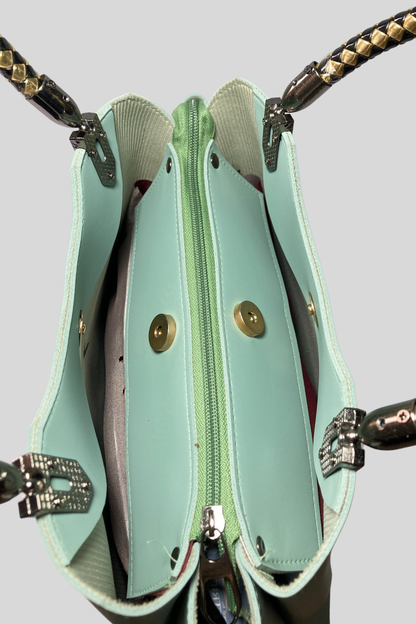 Green Formal Handbag for Women