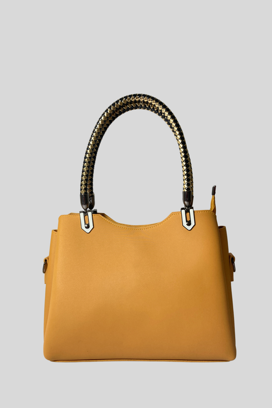 Yellow Formal Handbag for Women