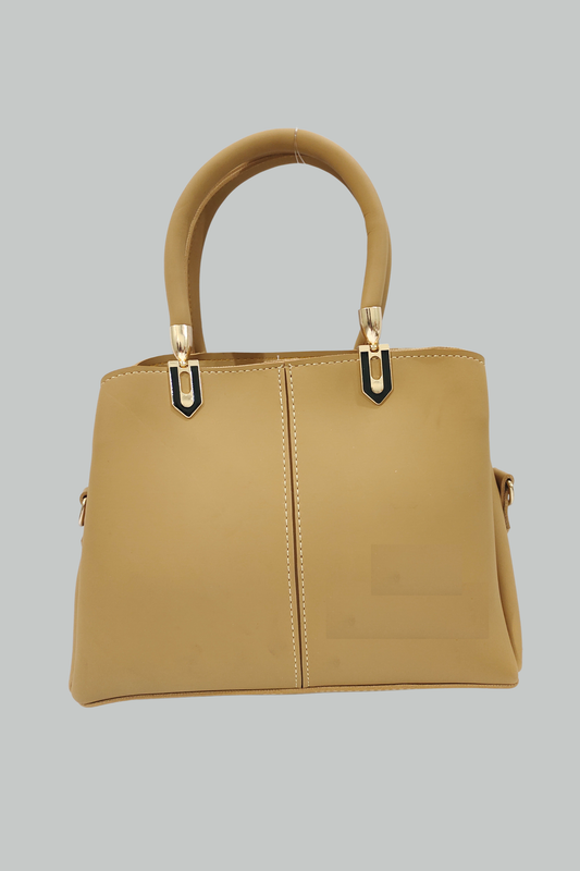 Gold Classic Handbag for Women - Valentina Bags
