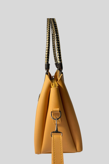 Yellow Formal Handbag for Women