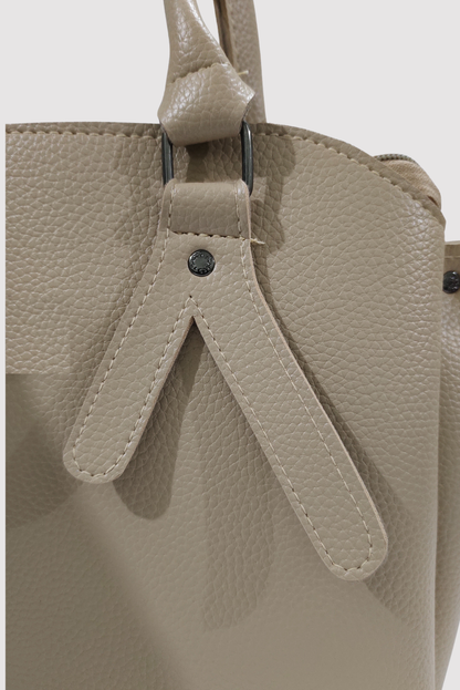 Beige Formal Hand Bag for Women