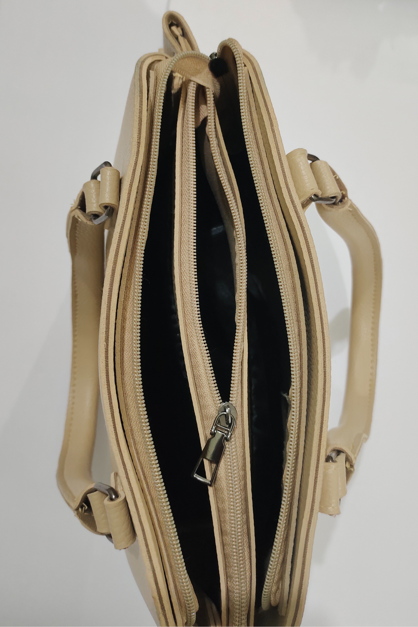 Beige Formal Hand Bag for Women