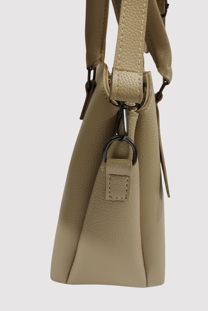 Beige Formal Hand Bag for Women