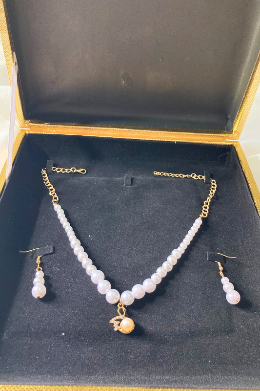 White Pearls Mala set for girls and Women