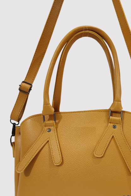Yellow Formal Hand Bag for Women