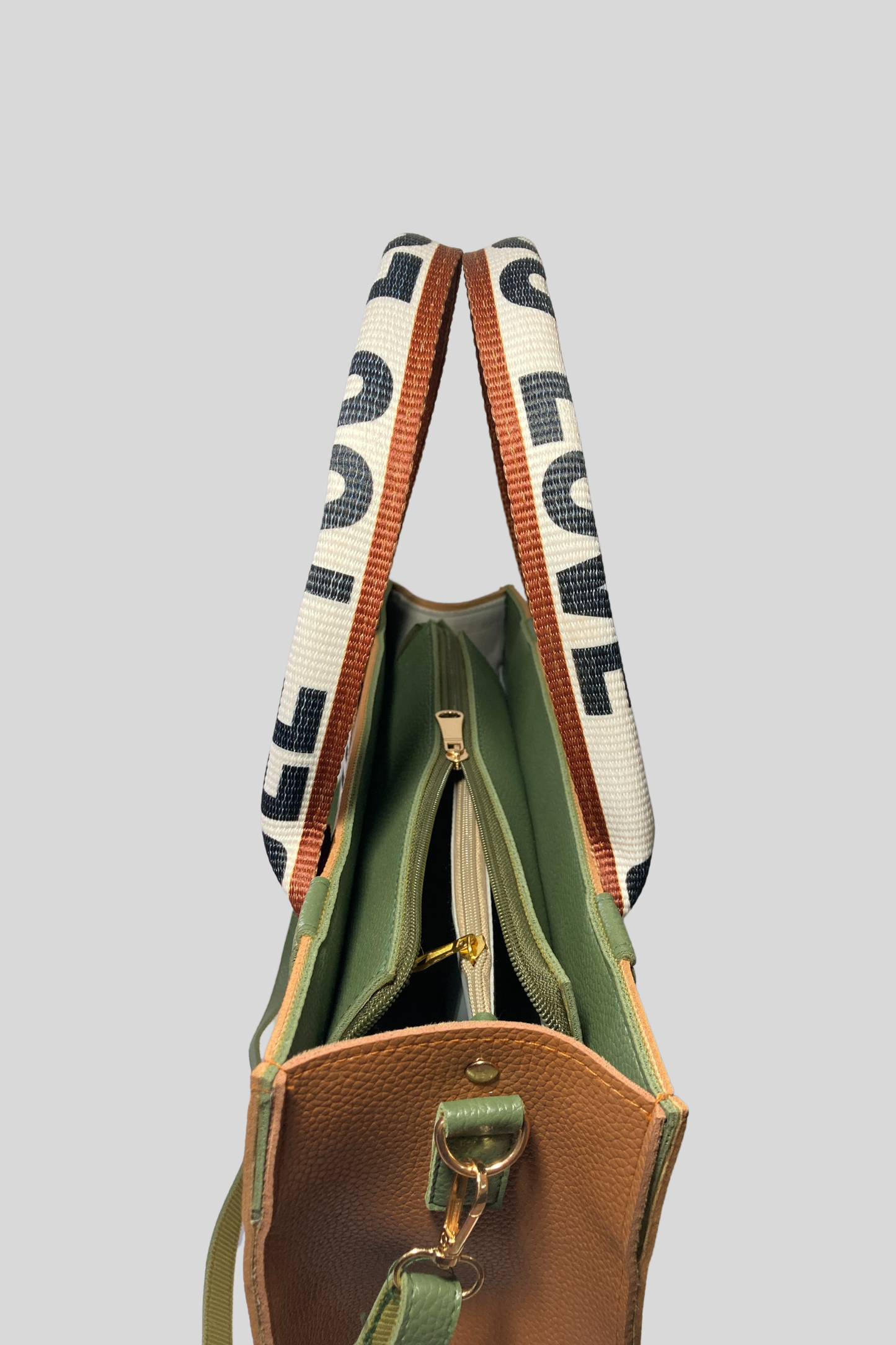 SEE YOU LOVE Large Leather Tote Bag – Stylish & Spacious Ladies Handbag from Up side