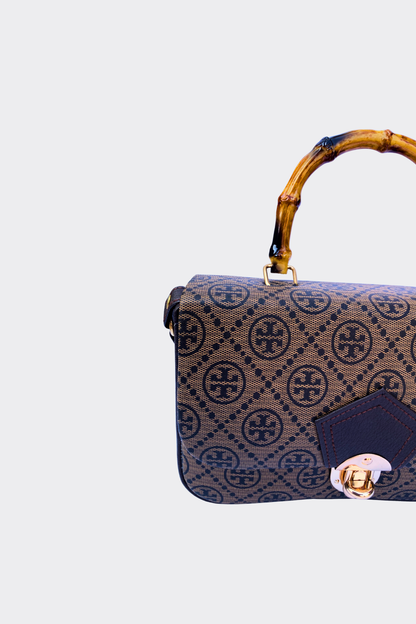 Bamboo Handle TB Bag for Women
