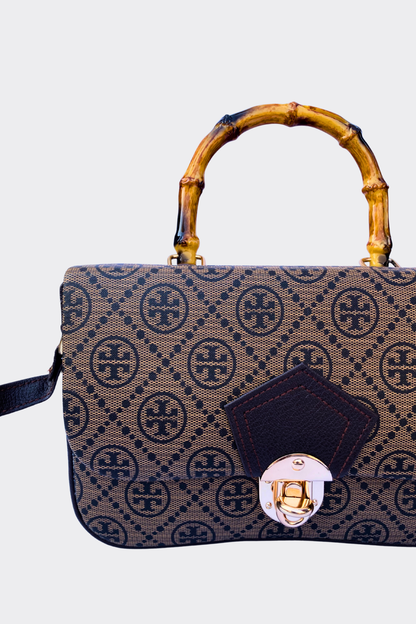 Bamboo Handle TB Bag for Women