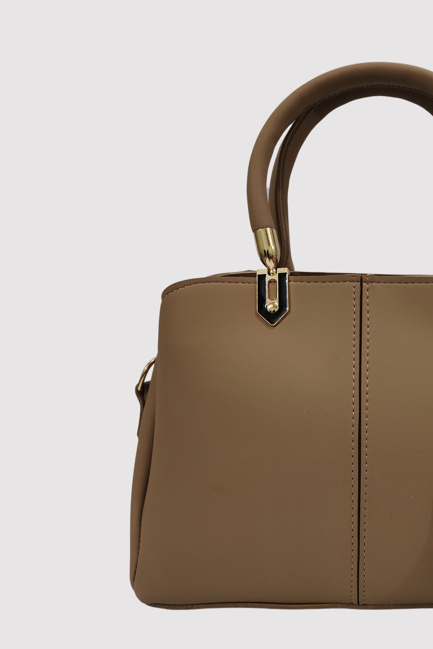 Classic Tan Handbag For Women - Valentina Bags