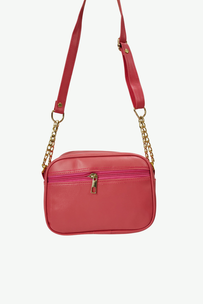 Coral Chic Crossbody Bag For Girls