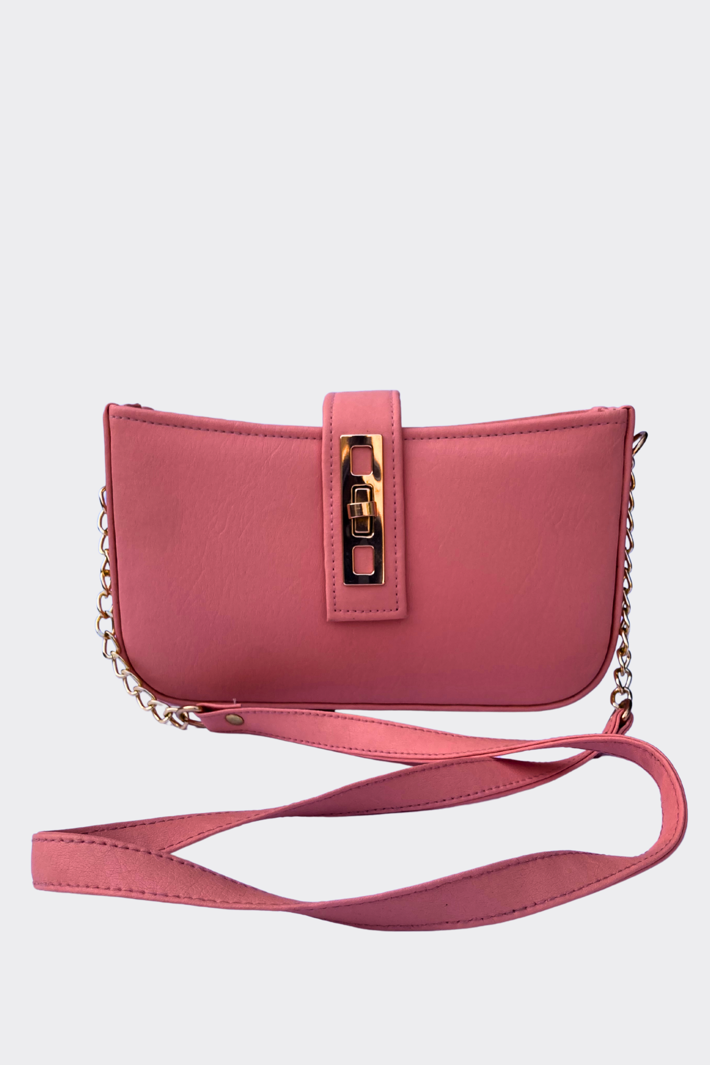 Pink Alina Ladies Bag  front with strap