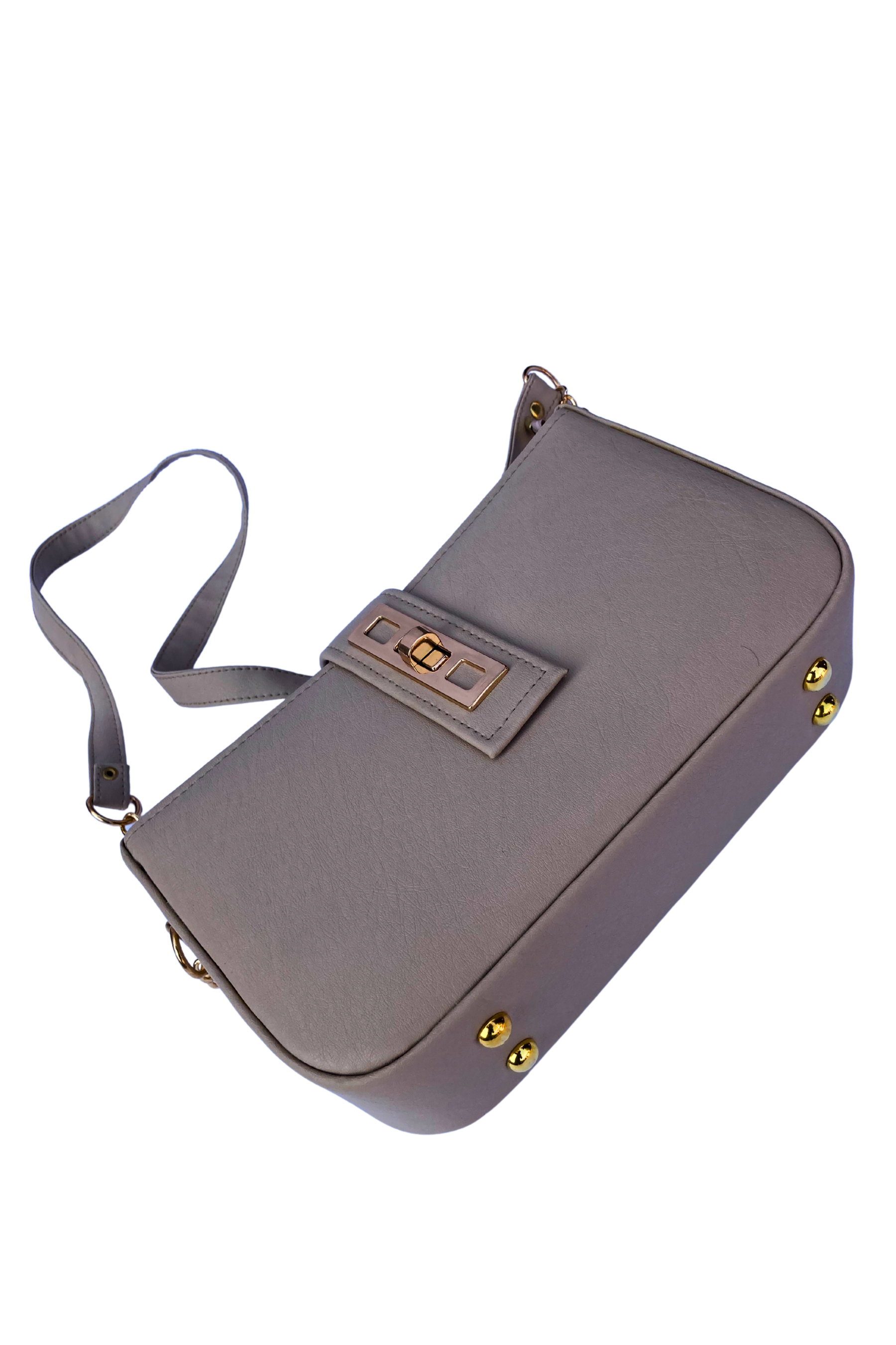 Alina Ladies Bag Grey bag bottom side view