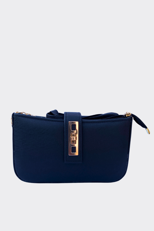 Navy Alina Ladies Bag  front view