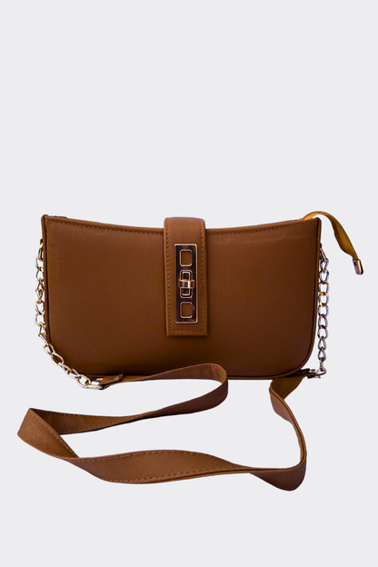 Brown Alina Ladies Bag  front side