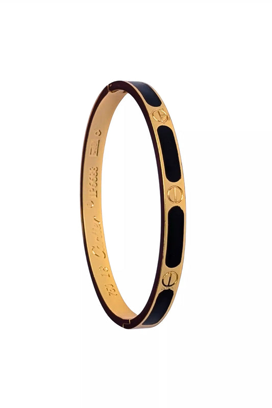black enamel bracelet for girls