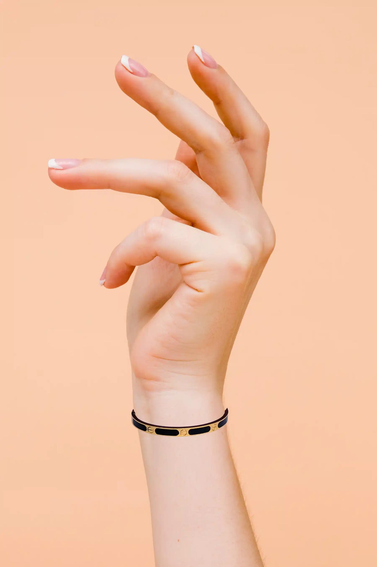 black enamel bracelet for girls
