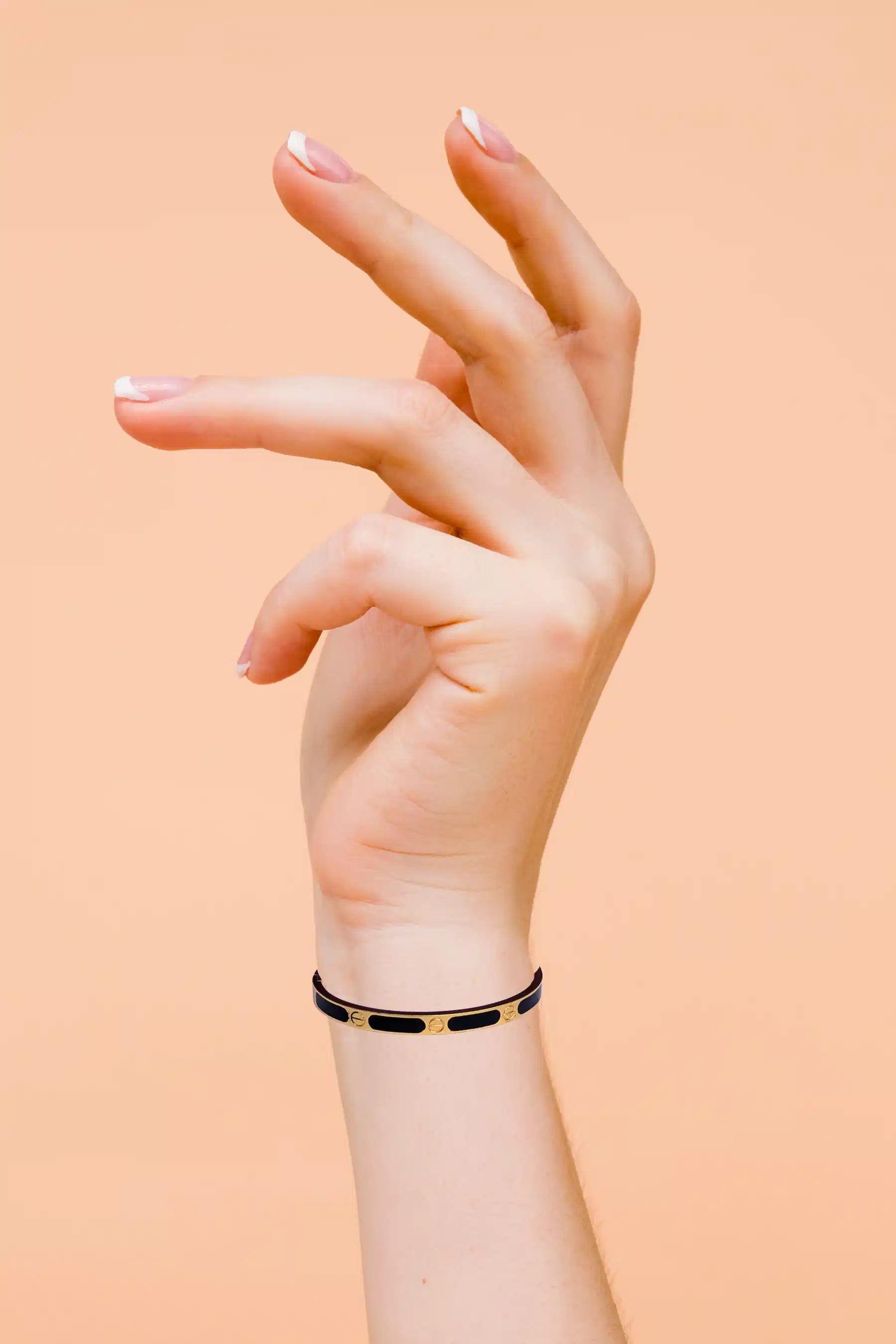 black enamel bracelet for girls
