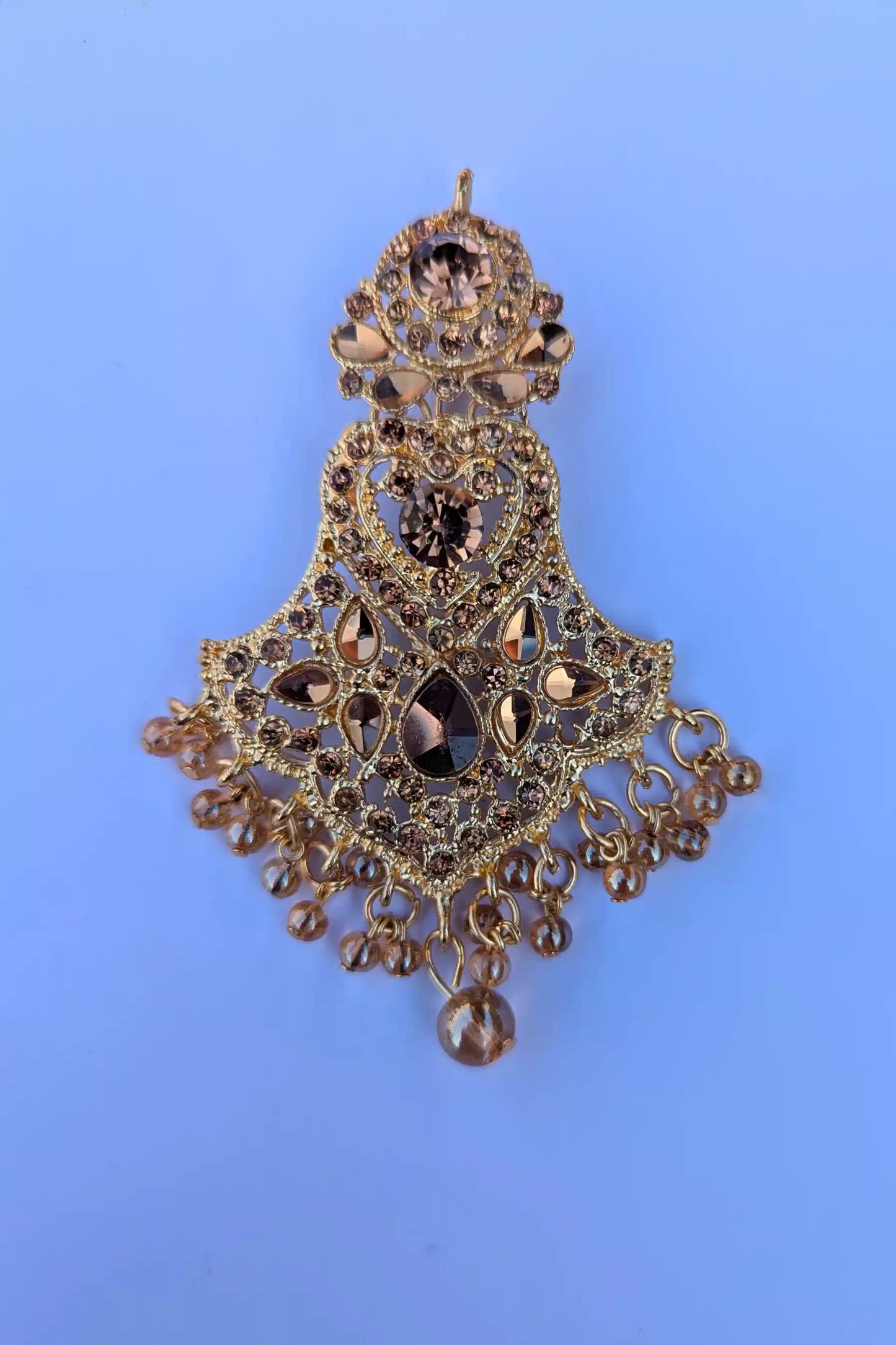 champagne color earrings