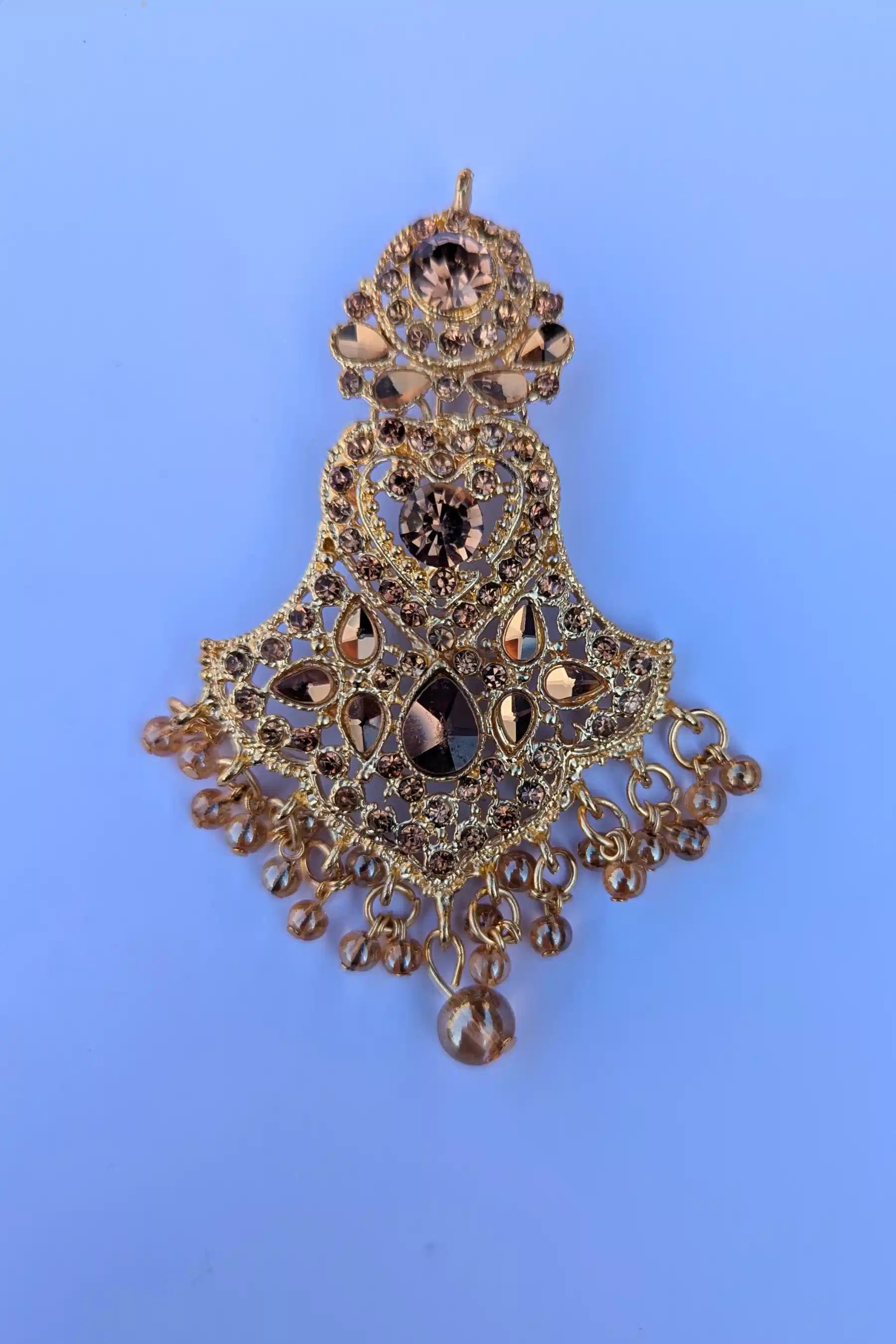 champagne color earrings