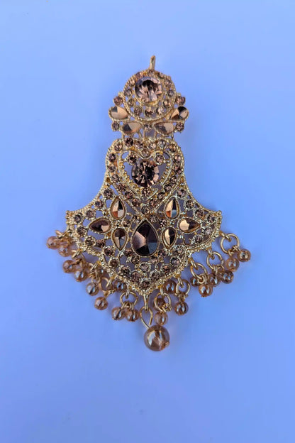 champagne color earrings