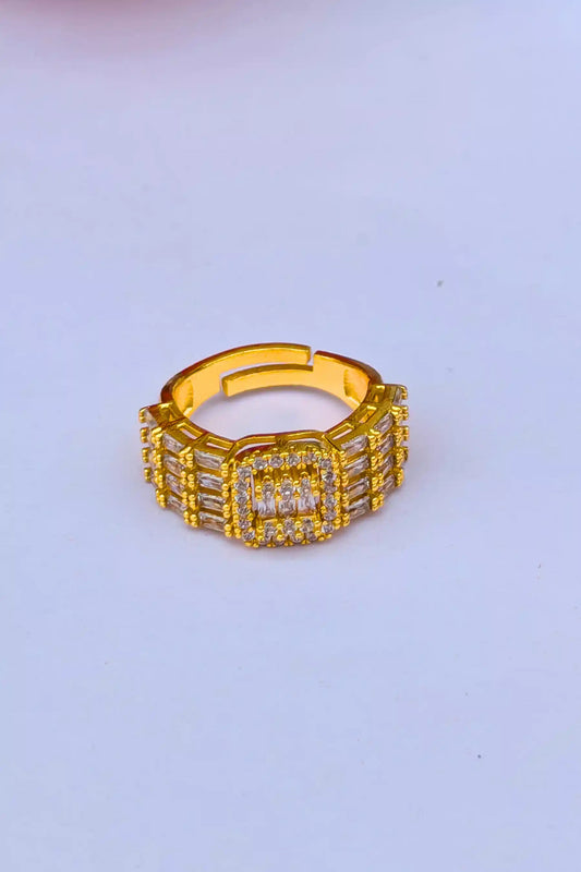 Golden Designer Ring for Women –  Valentina Jewelry