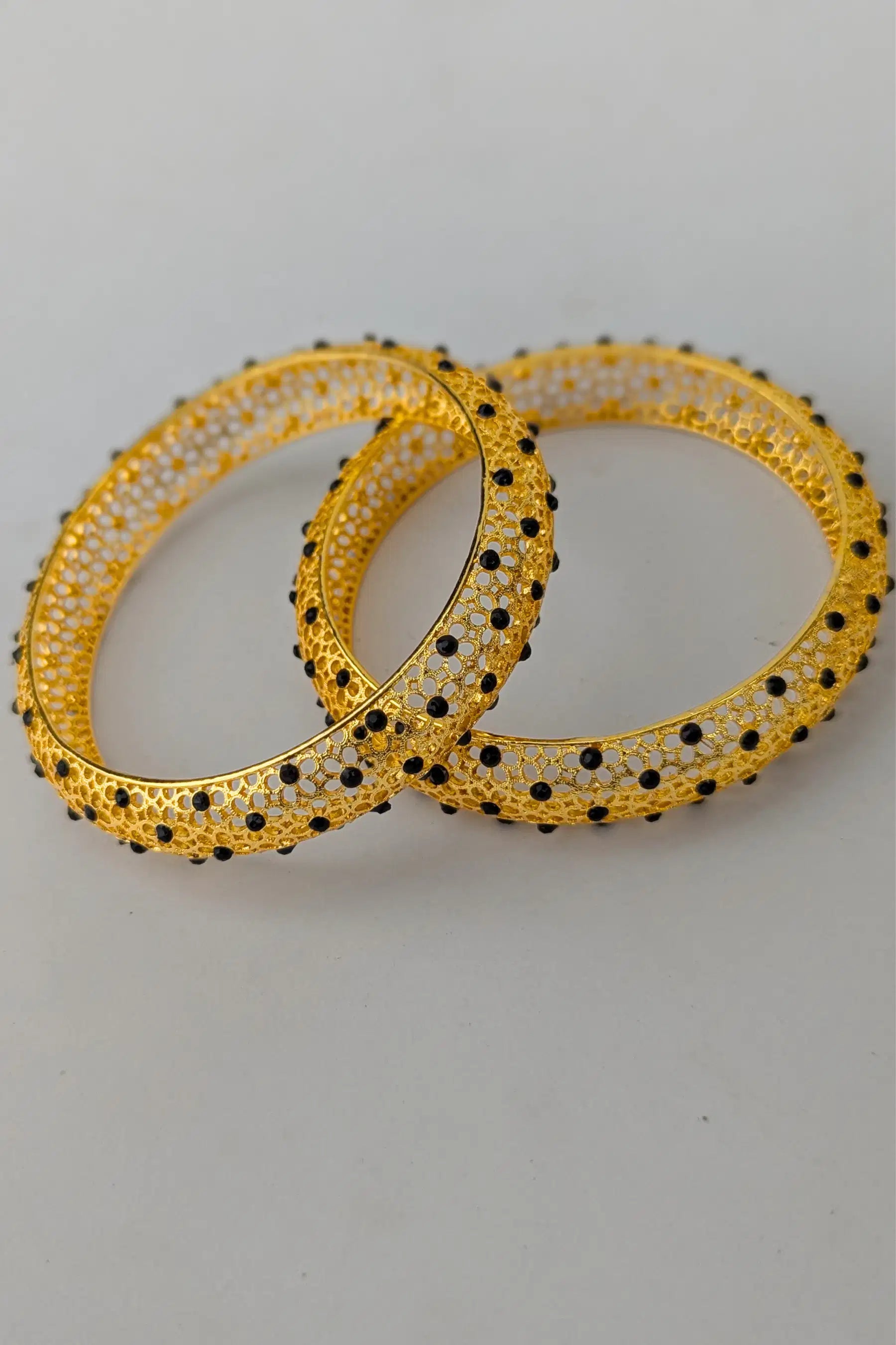 Golden Karray for Girls with Black Beads