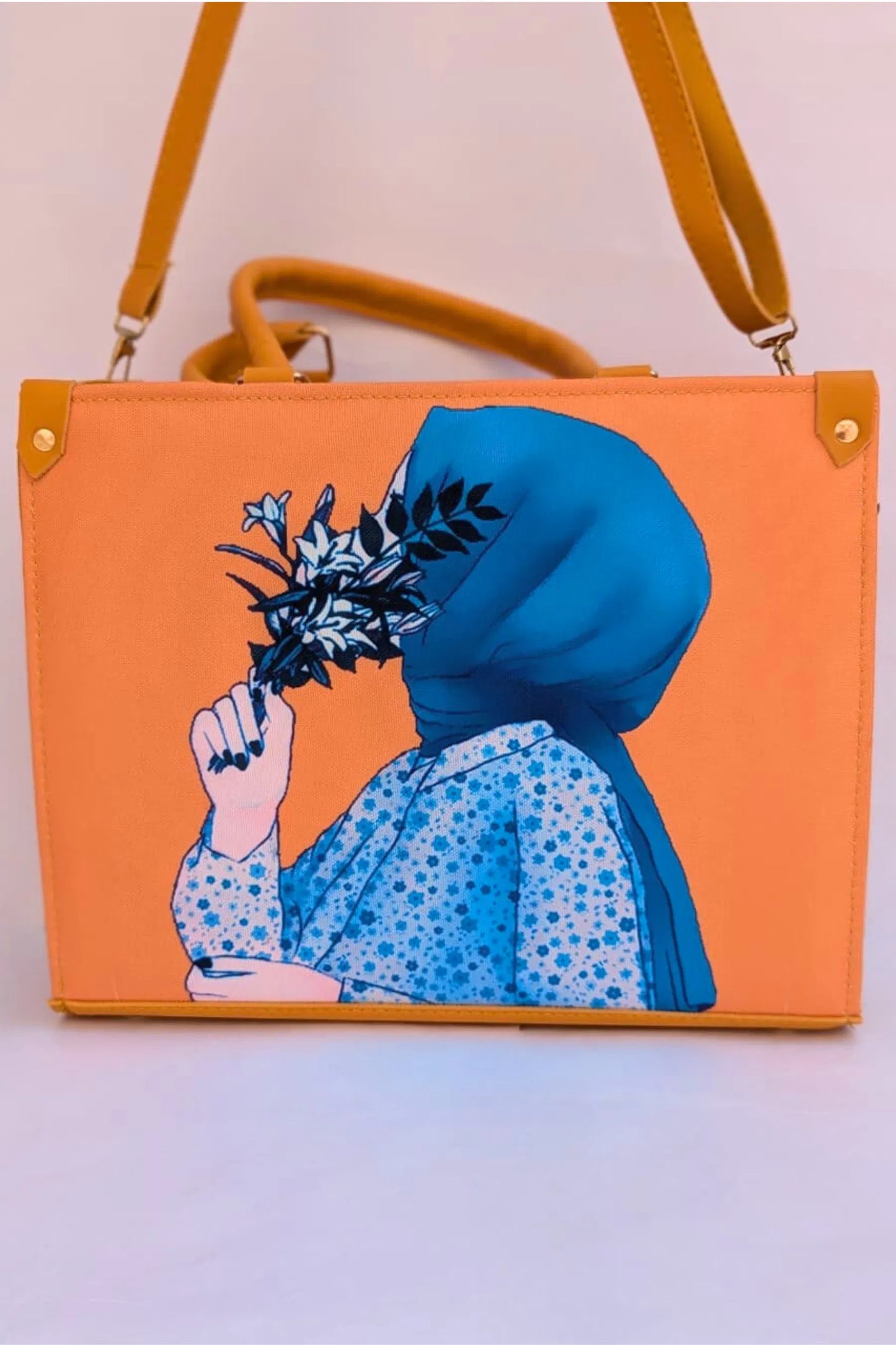 Hijabi Girl Tote Bag- Ladies Handbag