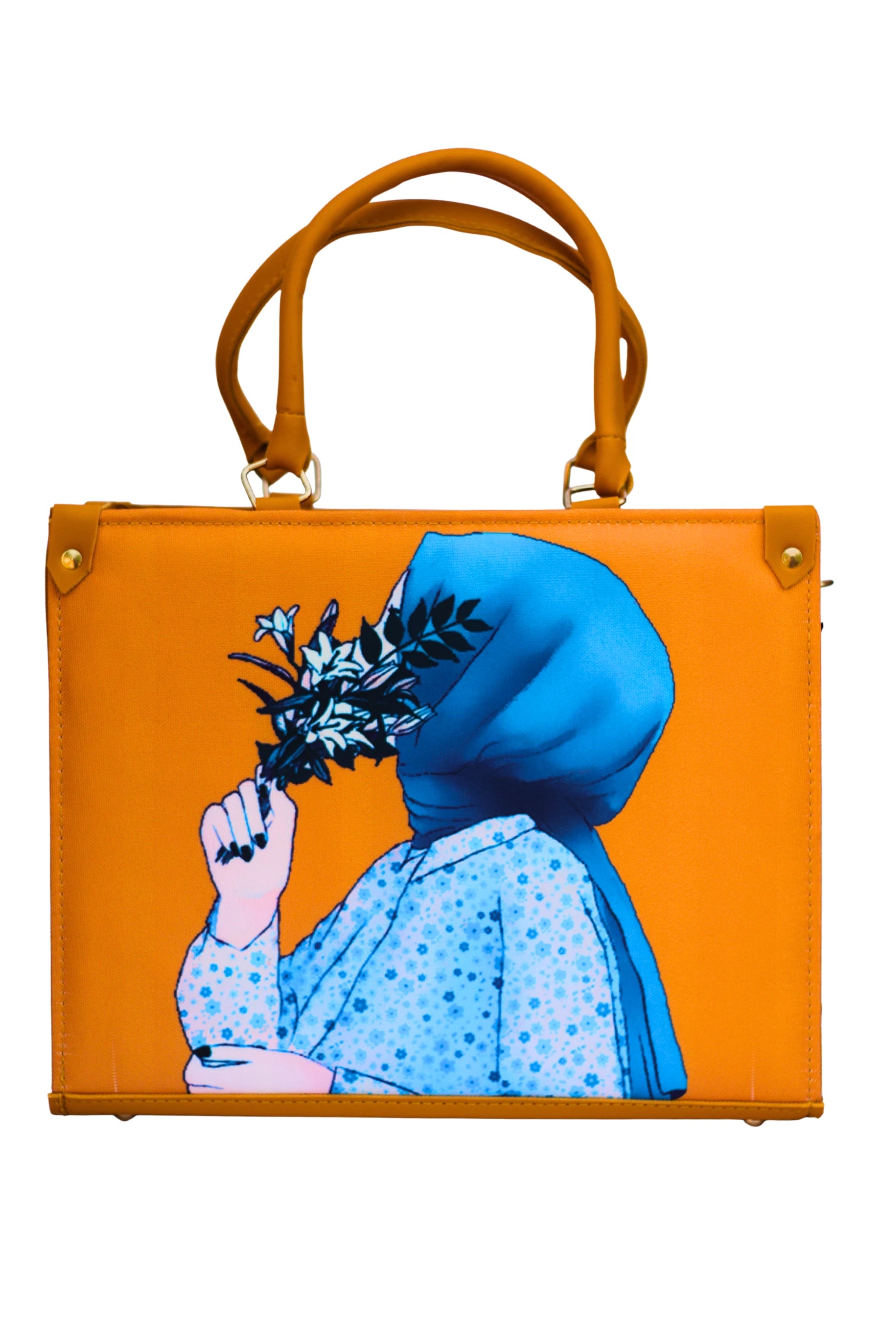 Hijabi Girl Tote Bag- Ladies Handbag