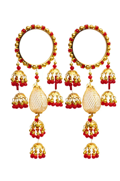 Golden Kaleera Bangle – Wedding Jewelry for Girls