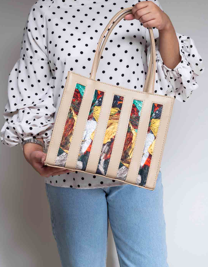 Marbella Mosaic Tote Handbag for Women