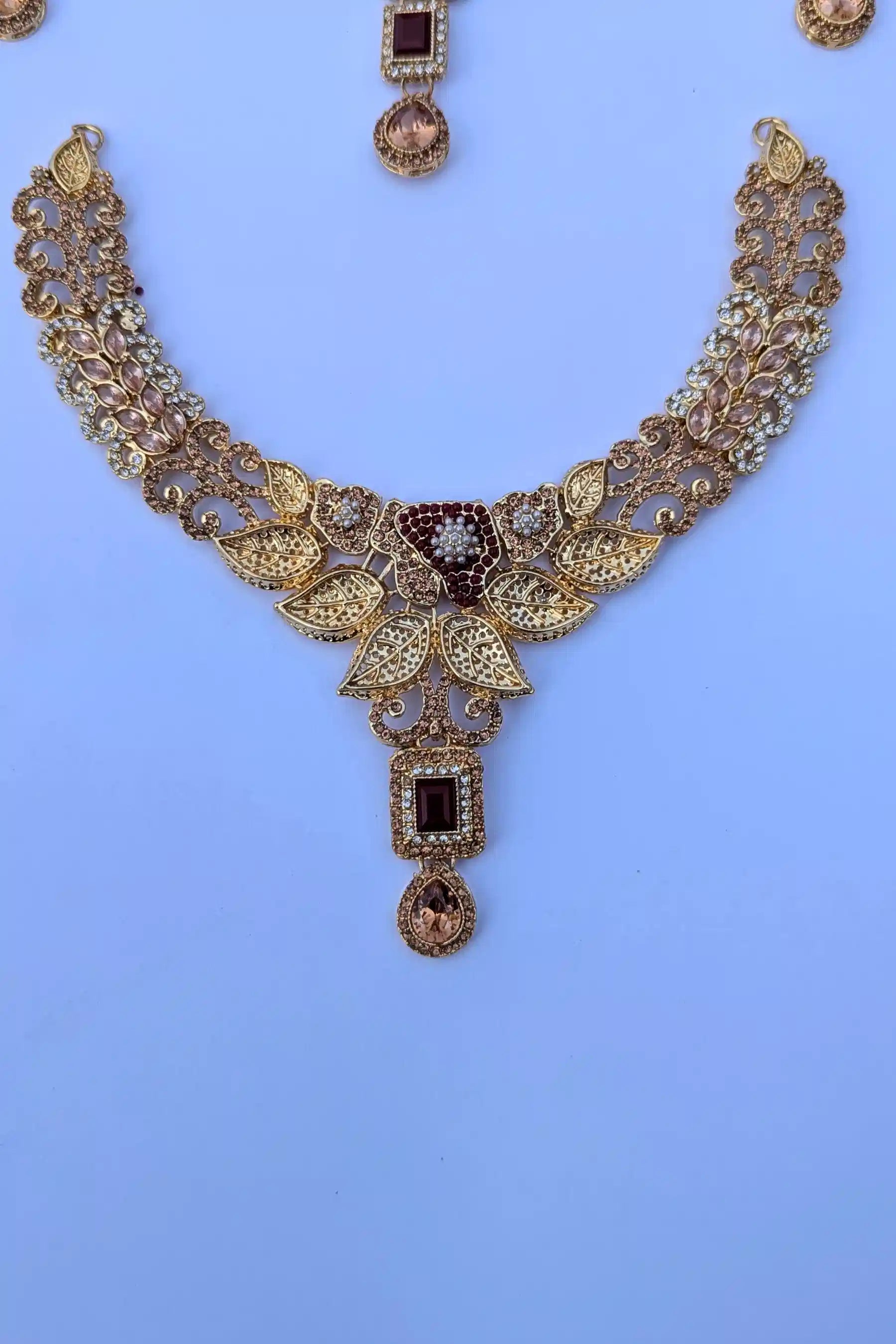 Necklace Set for girls - Earrings and Jhoomer