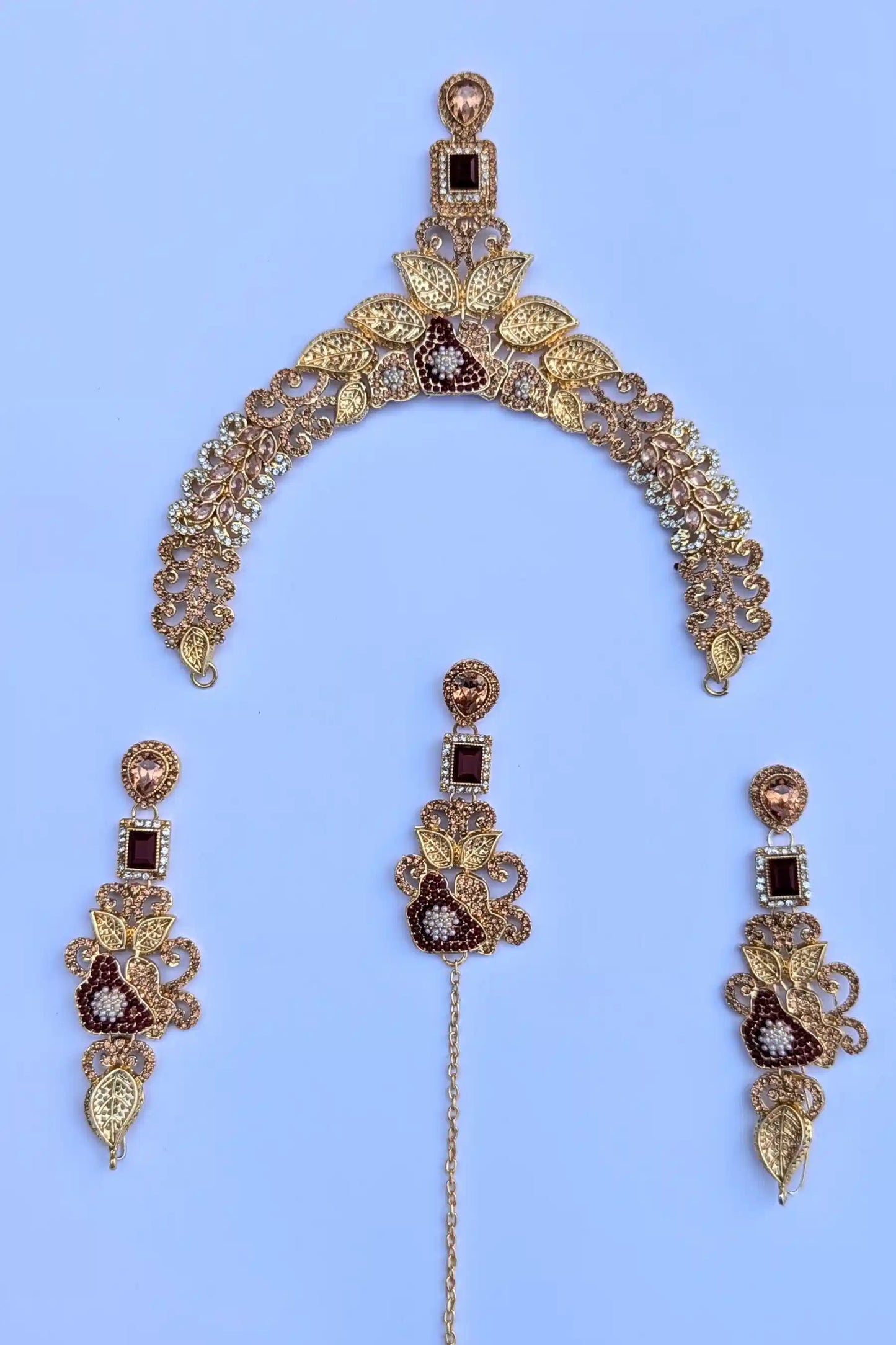 Necklace Set for girls - Earrings and Jhoomer