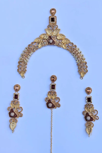 Necklace Set for girls - Earrings and Jhoomer