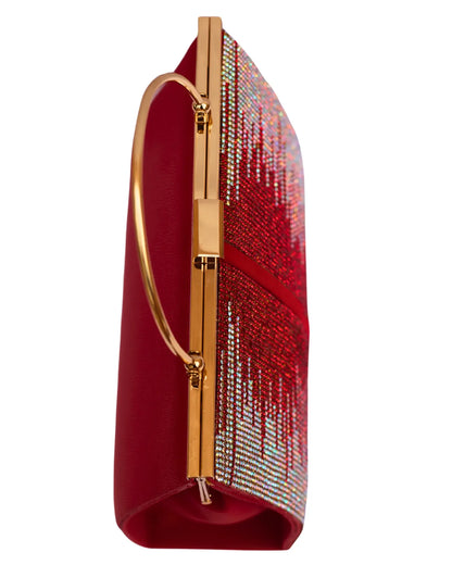  Party Wear Red Clutch purse for women