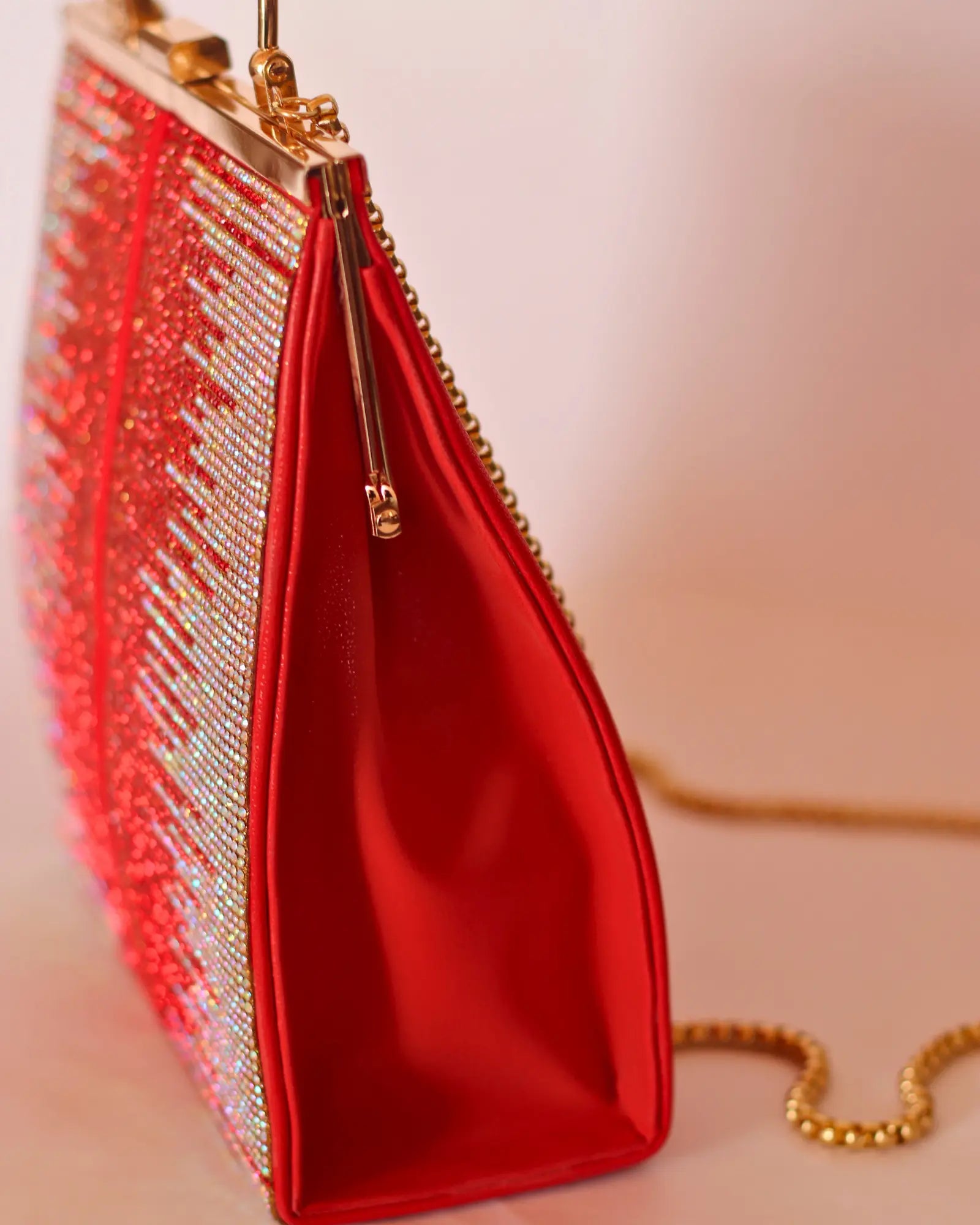  Party Wear Red Clutch purse for women