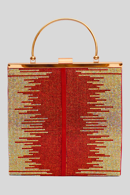 Party Wear Red Clutch purse for women