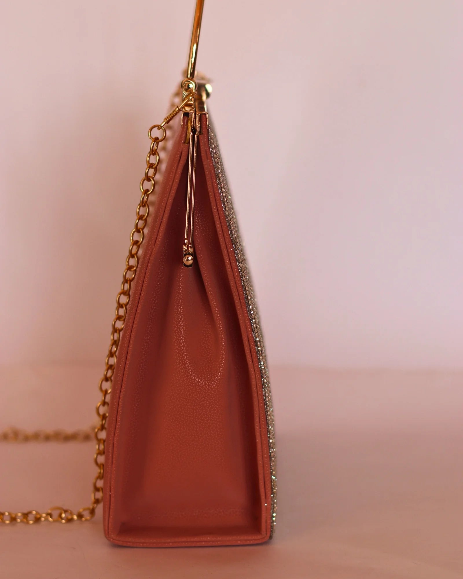 Pink Party Clutch – Evening Purse for Women side view