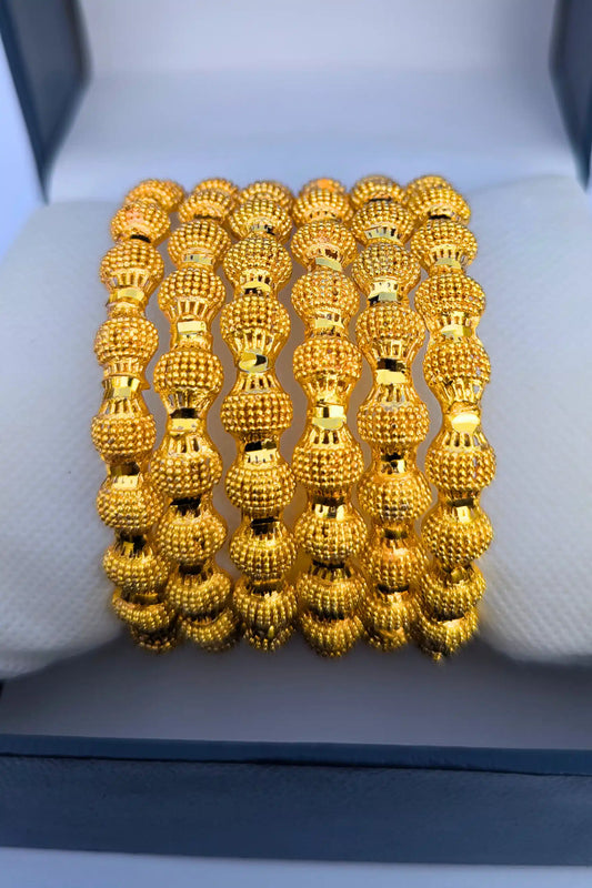 Royal Golden Bangles for Girls – Valentina Jewelry Collection