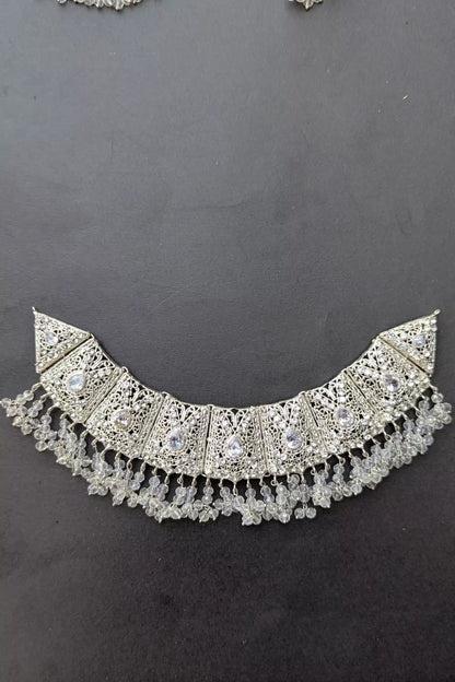 Bridal Jewelry Set (Jhumki, Matha Patti, and Necklace) Valentina Jewelry