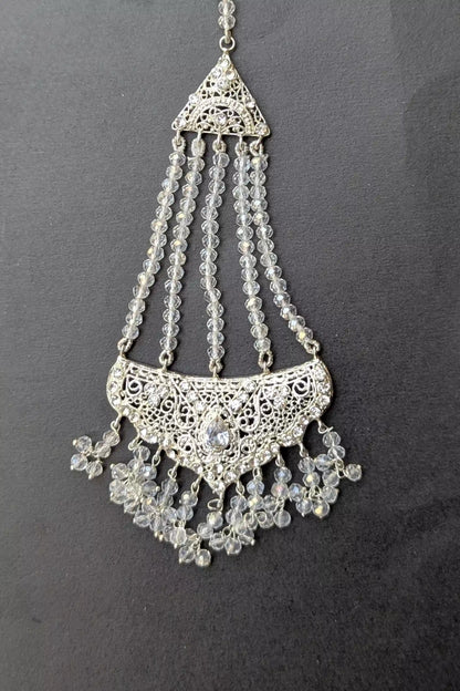 Bridal Jewelry Set (Jhumki, Matha Patti, and Necklace) Valentina Jewelry